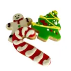 Galletas navideñas decoradas para perros Dolci Impronte