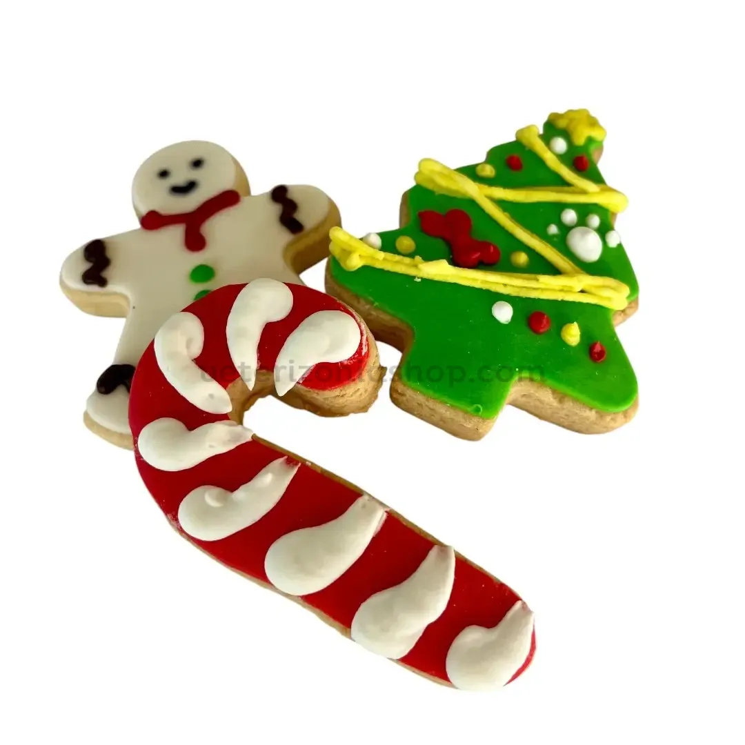 Galletas navideñas decoradas para perros Dolci Impronte