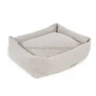 detalle borreguito greige en cama para perros desenfundable modelo Nuck Verona