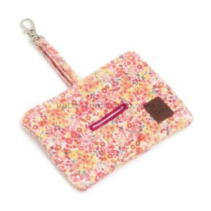 Portabolsas floral rosa premium para perro modelo Blossom