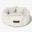 Cama Perro Rayas Beige Luxury Cupcake Puglia