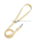 Correa multiposición para perro vichy amarillo premium ajustable con doble mosquetón y diseño elegante para paseo diario