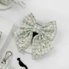 lazo para arnés o collar perro verde salvia