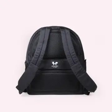 Parte trasera acolchada de mochila porta mascotas rosa ecológica