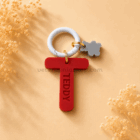 Chapa Identificativa Inicial T Personalizada para Perros – Nombre Troquelado Teddy
