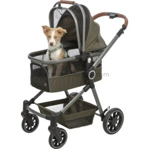 Carrito para perros con cesto extraíble 2 en 1 hasta 22 kg