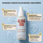Spray protector solar para perros SPF 30 con protección UVA y UVB