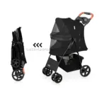 Carrito FINU Carbon abierto y plegado
