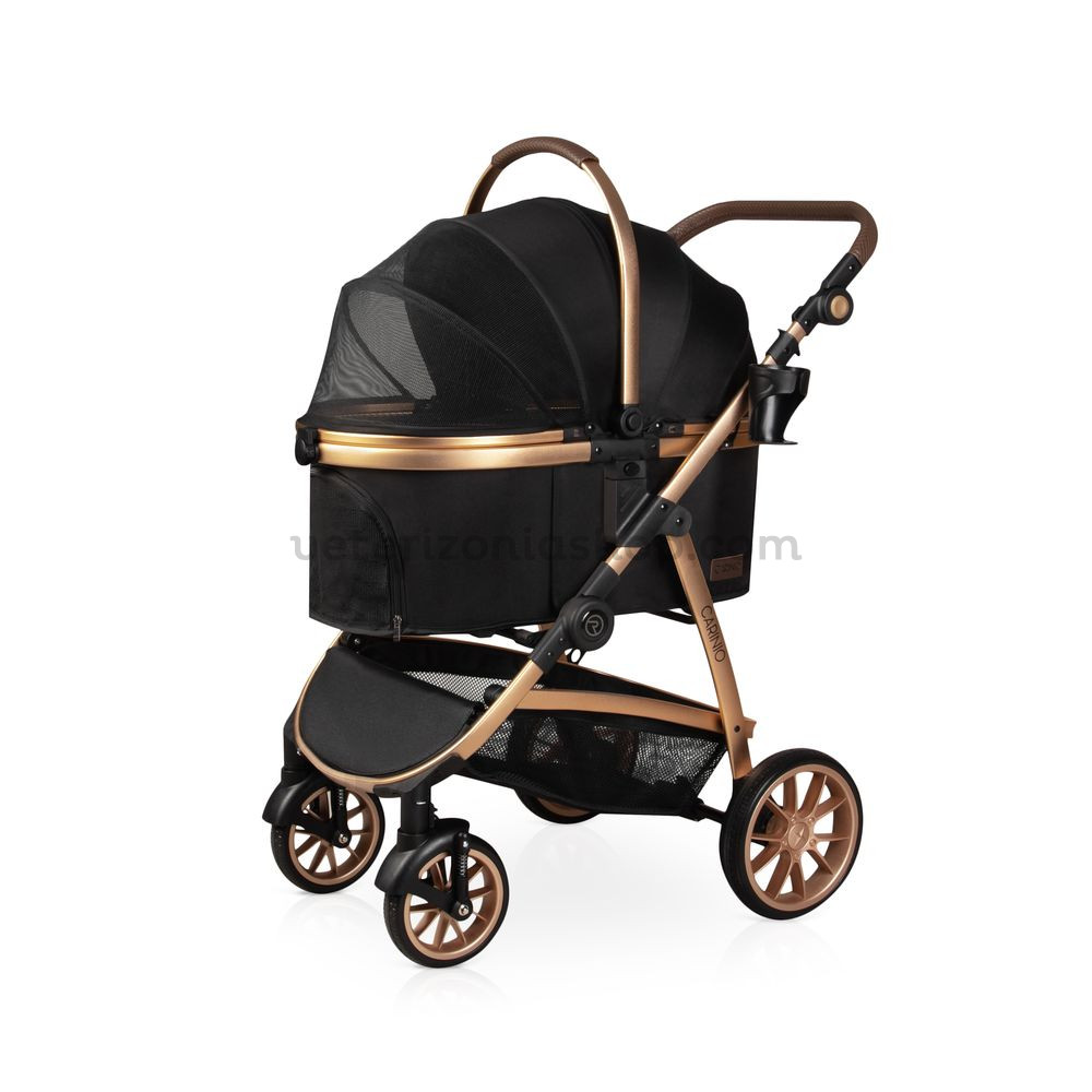 Carrito NUKA Carbon con capota cerrada