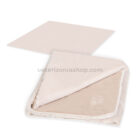 Manta LOUIS Blush extendida y doblada