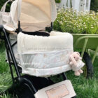 Protector envolvente beige para carrito Autumn Bless