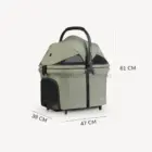 Medidas de la cesta extraíble del carrito Urban Luxe Verde Oliva