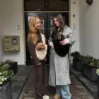 Bandoleras Fluffy Negra y Crema para perros pequeños