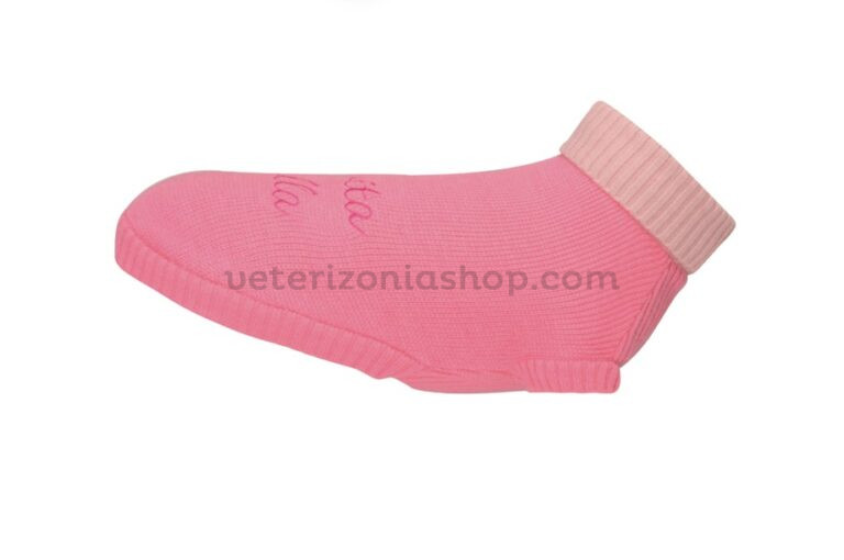 Jersey Camon Zurigo rosa con bordado La vita è bella