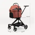 Medidas del carrito Urban Luxe Terra abierto 92 x 94 x 52 cm