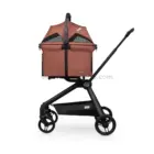 Carrito Urban Luxe Terra vista lateral con cesta elevada