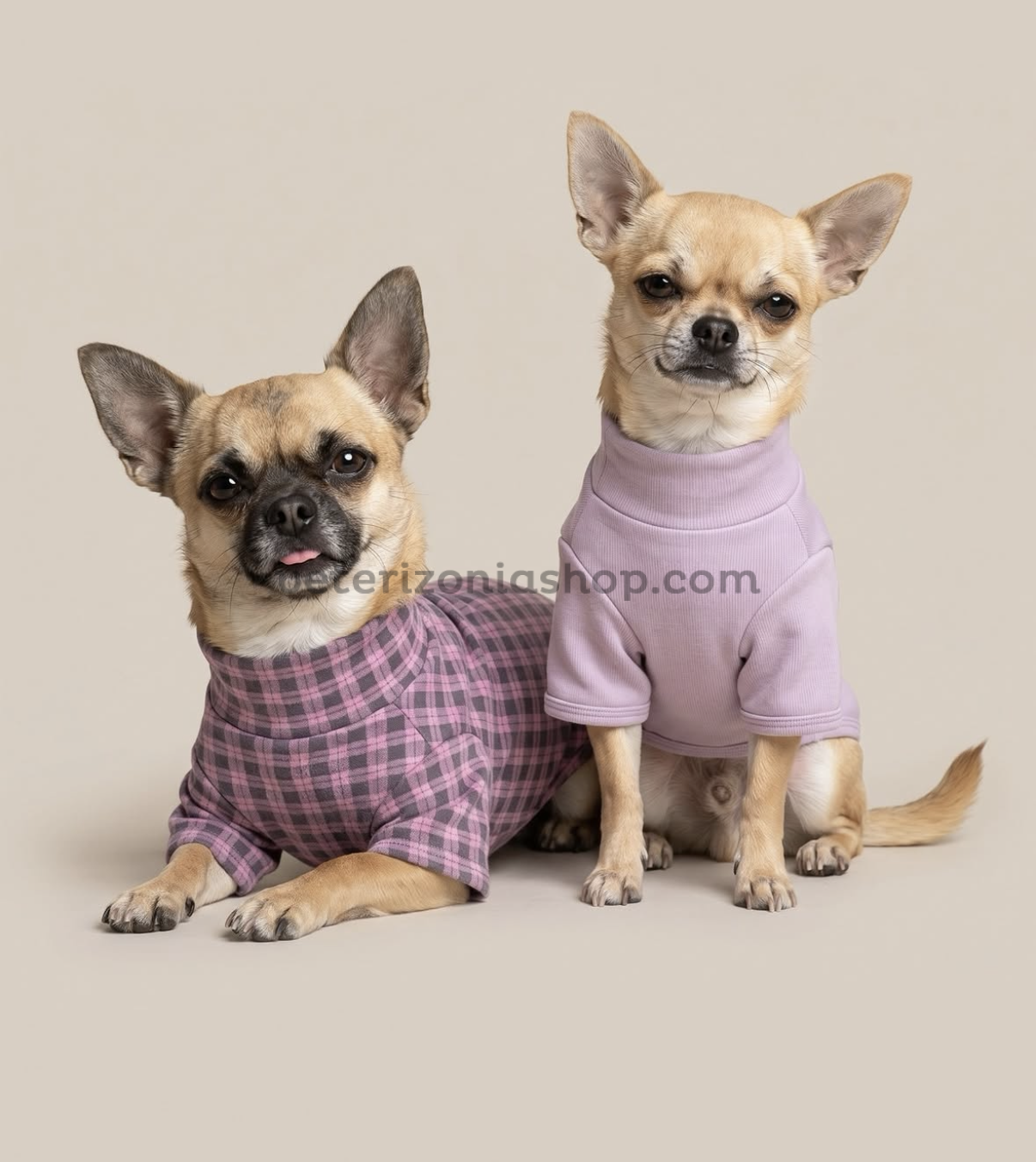 Jersey polar lila para perros Perro con jersey polar lila